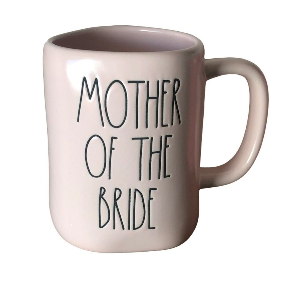 Rae Dunn Wedding Mug Farmhouse Style Minimalist Design Rustic Decor Coffee Cup